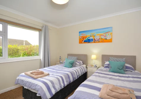 Bedroom #2 at Gull Cottage, St Merryn