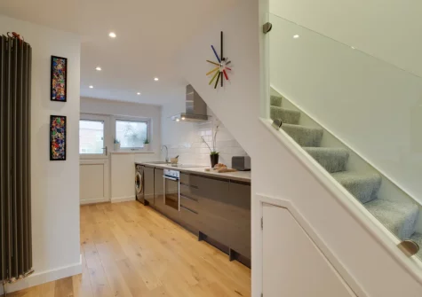 The kitchen at Gull Rock, Padstow