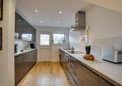 The kitchen at Gull Rock, Padstow