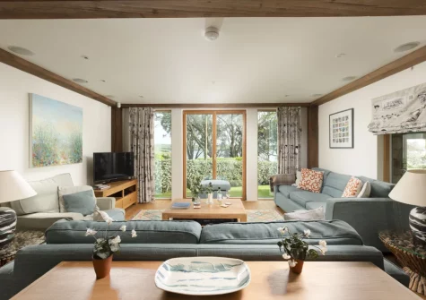 The living area at Gull Rock, Rock