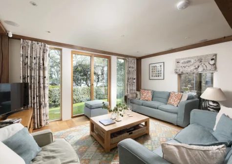 The living area at Gull Rock, Rock