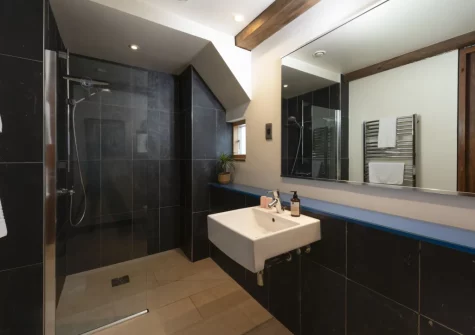 The shower room at Gull Rock, Rock
