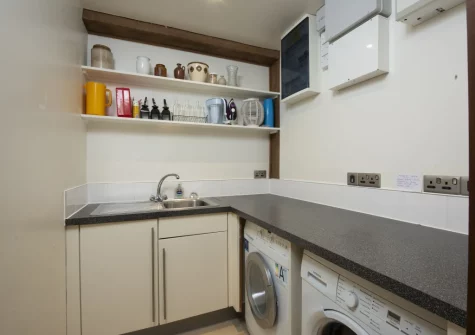 The utility room at Gull Rock, Rock