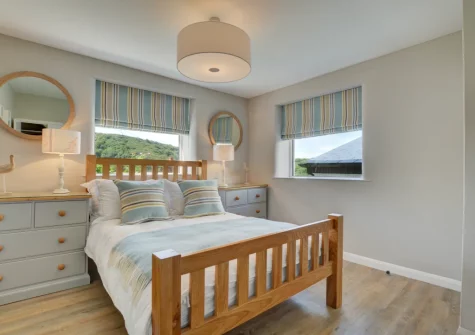 Bedroom #1 at Gunnedah Studio, Crackington Haven