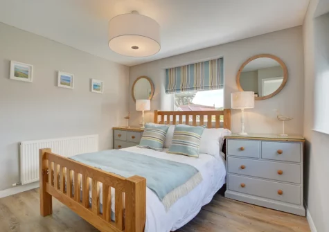 Bedroom #1 at Gunnedah Studio, Crackington Haven