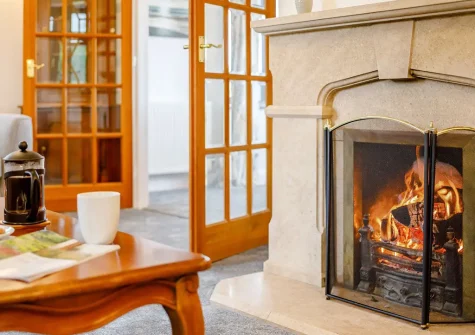 The living room at Gwel Teg, Bodmin
