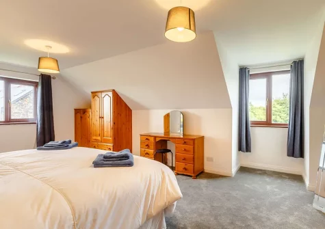 Bedroom #1 at Gwel Teg, Bodmin