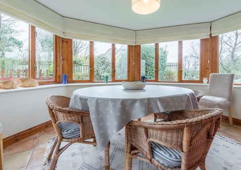 The conservatory at Gwella, Roserrow, Polzeath
