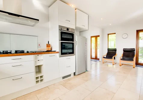 The kitchen at Gwyns An Mor, Marazion