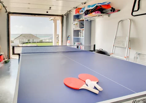 The games room at Gwyns An Mor, Marazion