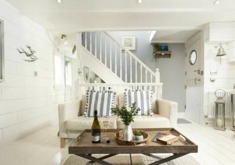 The living room at Gylly Cottage, Mousehole