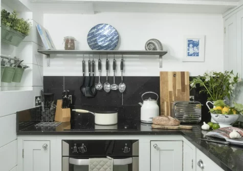 The kitchen at Gylly Cottage, Mousehole