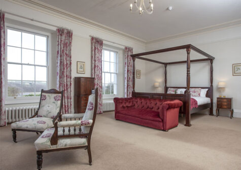 Bedroom #1 at Hallsanery House, Landcross
