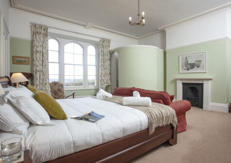 Bedroom #2 at Hallsanery House, Landcross