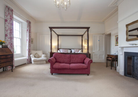 Bedroom #3 at Hallsanery House, Landcross