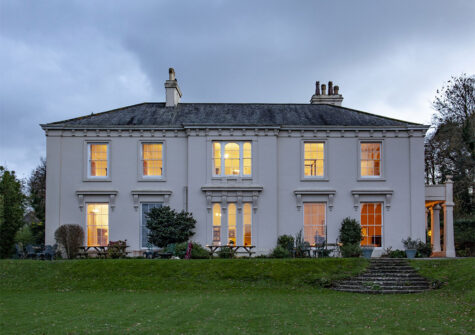 Outside Hallsanery House, Landcross