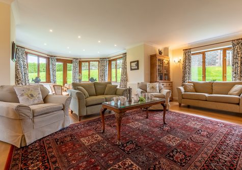 The living area at Hampden, Roserrow, Polzeath