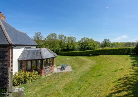 The garden at Hampden, Roserrow, Polzeath