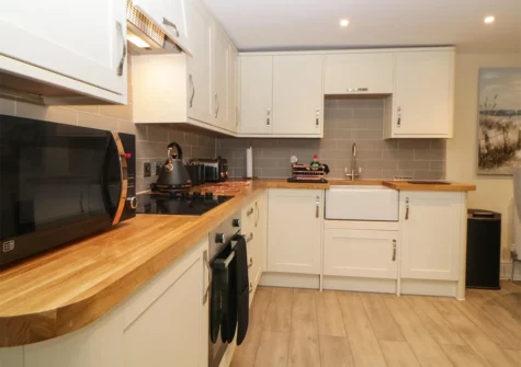 The kitchen at Harbour Cottage, Torquay