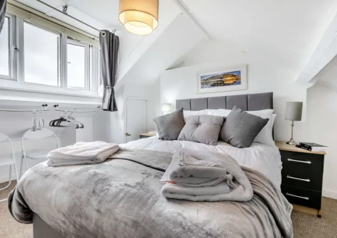 Bedroom #2 at Harbour Echo, Brixham