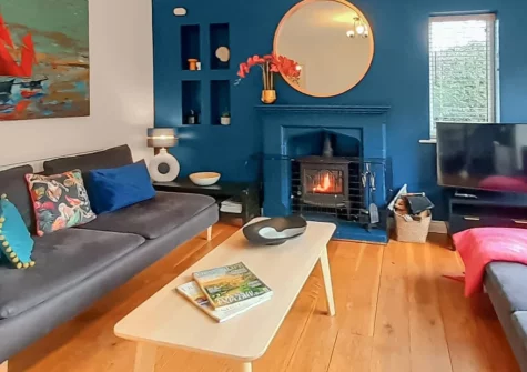 The living room at Harbour Heights, Brixham