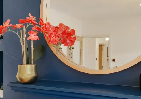The living room at Harbour Heights, Brixham