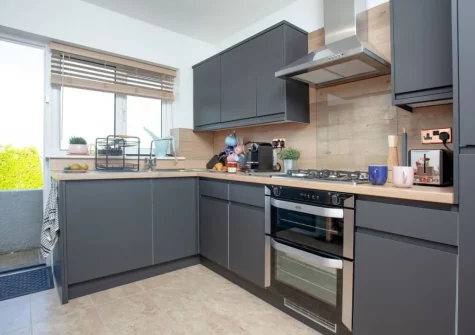 The kitchen at Harbour Heights, Brixham