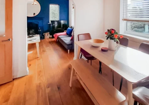The dining room at Harbour Heights, Brixham