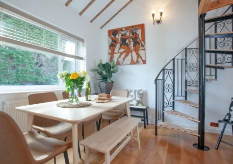 The dining room at Harbour Heights, Brixham
