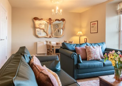 The living area at Harbour Heights, Ilfracombe