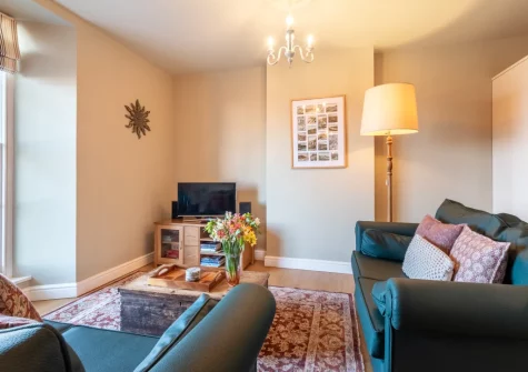 The living area at Harbour Heights, Ilfracombe