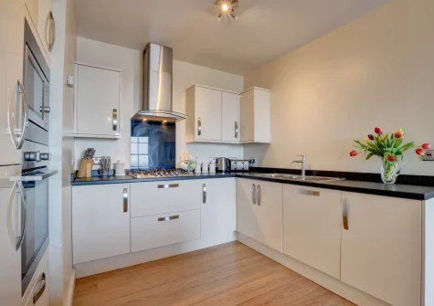 The kitchen at Harbour Heights, Ilfracombe