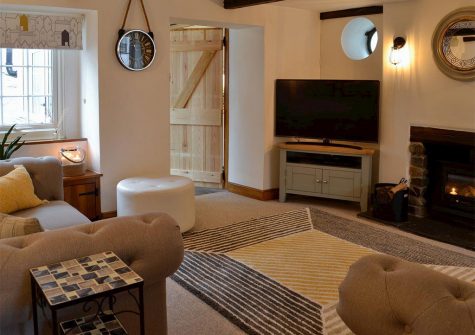 The living area at Harbour Hideaway, Ilfracombe