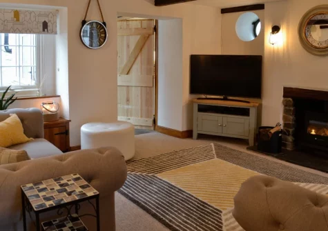 The living room at Harbour Hideaway, Ilfracombe
