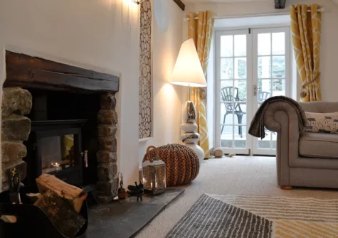 The living room at Harbour Hideaway, Ilfracombe