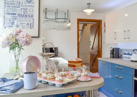 The kitchen at Harbour Hideaway, Ilfracombe
