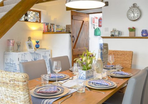 The dining area at Harbour Hideaway, Ilfracombe