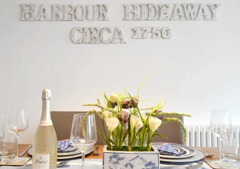 The dining room at Harbour Hideaway, Ilfracombe