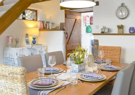 The dining room at Harbour Hideaway, Ilfracombe