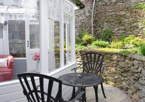 The conservatory & sitting out area at Harbour Hideaway, Ilfracombe