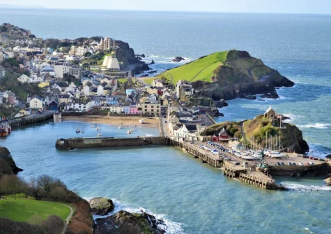 Ilfracombe Harbour is a historic, bustling & picturesque port featuring a natural layout framed by cliffs