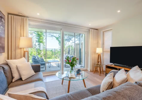 The living area at Harbour Reach, Padstow