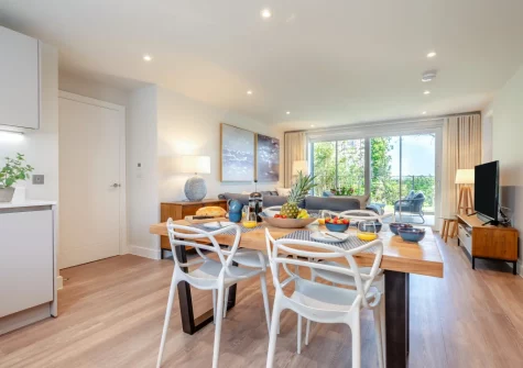 The dining area at Harbour Reach, Padstow