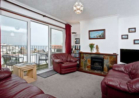 The living area @ Harbour View, Brixham