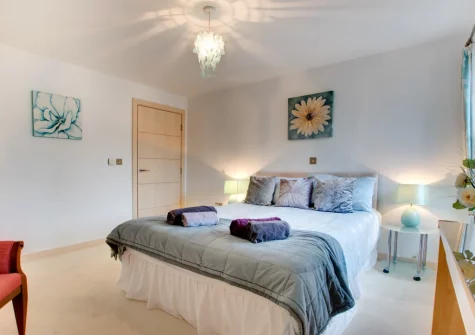 Bedroom #1 at Harbour View, Looe