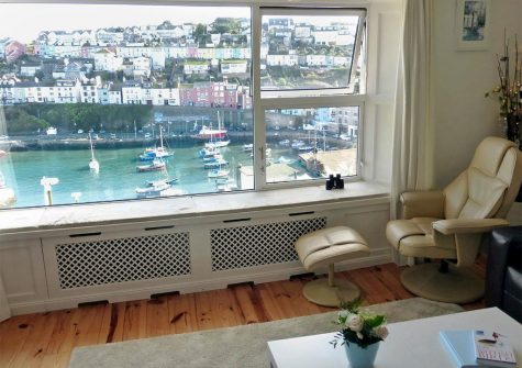 The living area at Harbour Watch, Brixham
