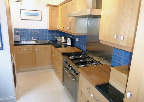 The kitchen at Harbour Watch, Brixham