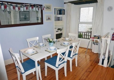 The dining area at Harbour Watch, Brixham