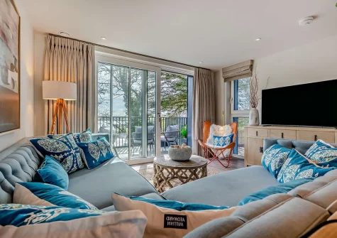 The living area at Harbour Watch, Padstow