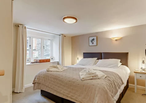 Bedroom #2 at Harbour's Call, Polperro